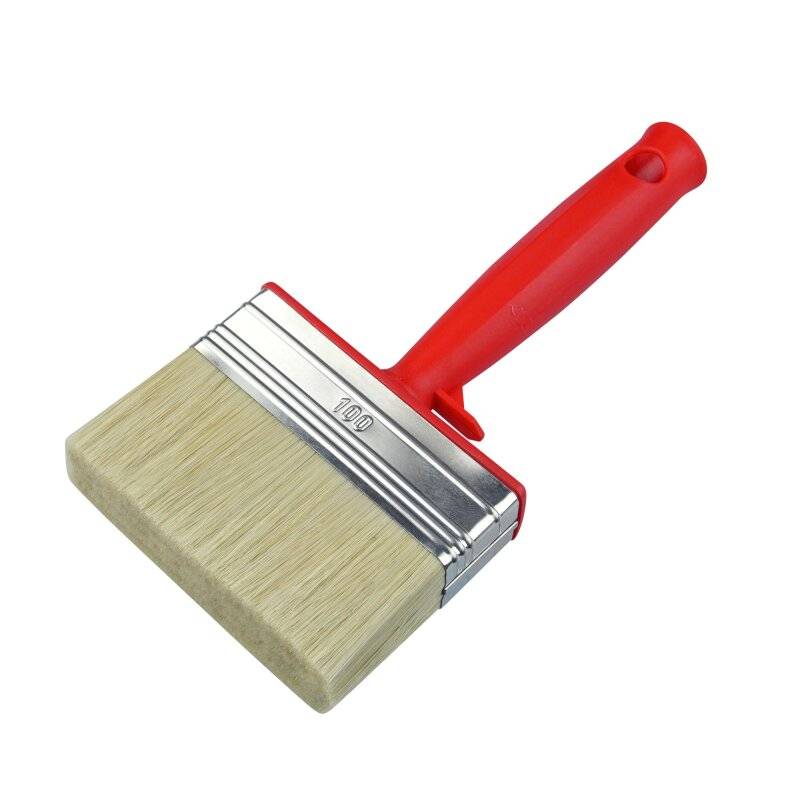 Flächenstreicher BASIC synthetische helle Borstenmischung ca. 60% Tops 100 mm von mako GmbH