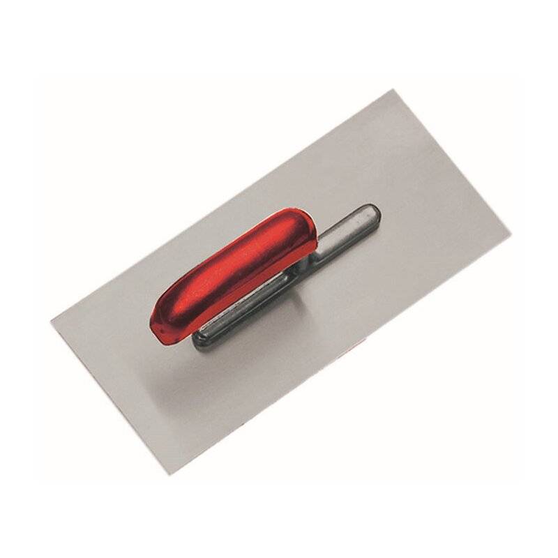 Glättekelle KOMFORT Holzgriff gehärtetes und poliertes Stahlblatt 280 x 130 mm von mako GmbH