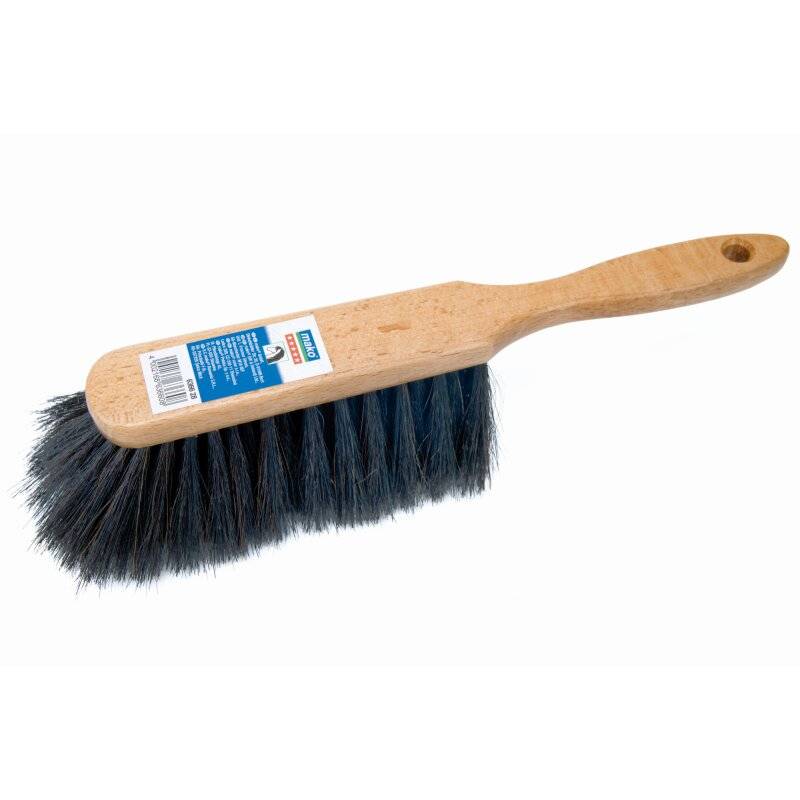 Handfeger PREMIUM Holzkörper lackiert Roßhaarmischung extra volle Qualität 28 cm von mako GmbH