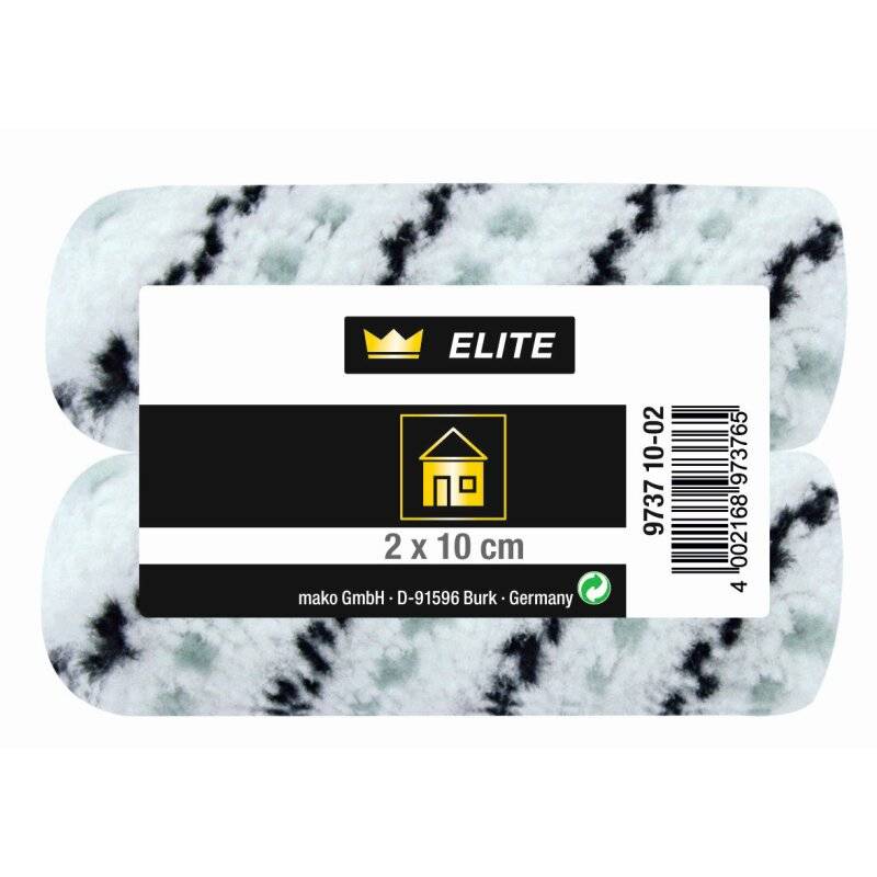 Heizkörper Ersatzwalzen ELITE black-Line lösemittelbeständiger endlos Polyamidbezug 10 cm - 2er-Pack von mako GmbH