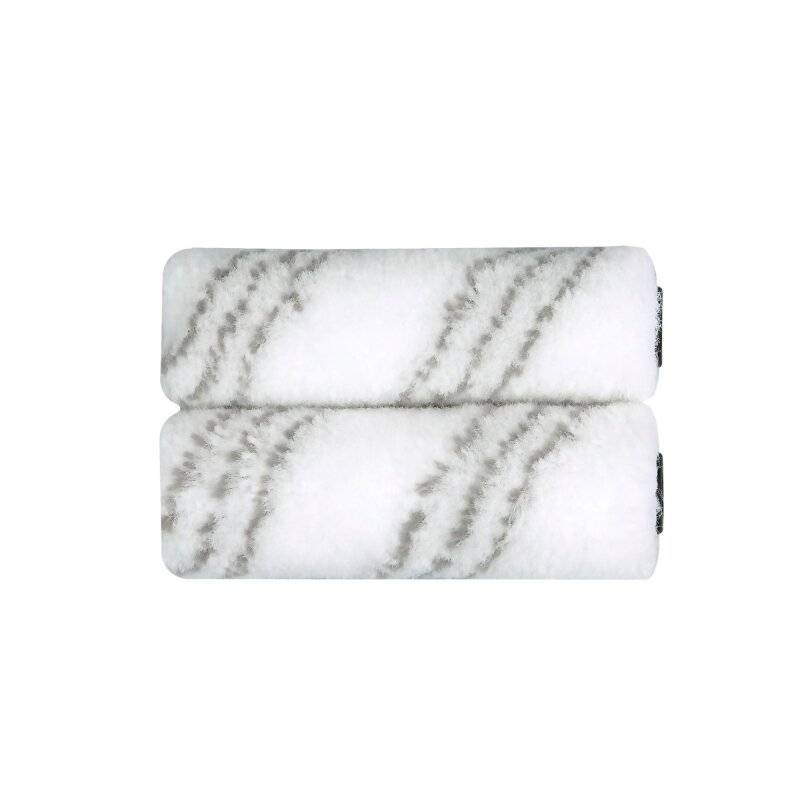 Heizkörper Ersatzwalzen ELITE platin-line fein gezwirnte Polyamid-Endlosfaser 10 cm - 2er-Pack von mako GmbH