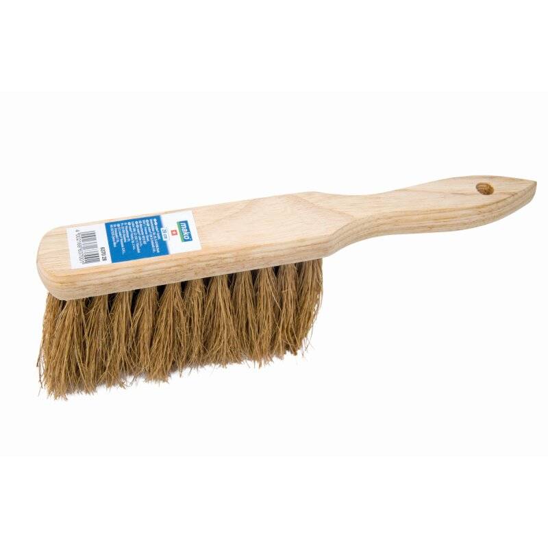 Industriehandfeger BASIC Holzkörper mit Kokos-Naturfaser volle Ausführung 28 cm von mako GmbH