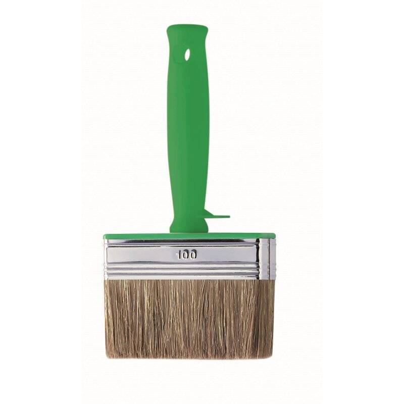 Lasur-Flächenstreicher BASIC Hollester-/Naturborstenmischung ca. 70% Tops 70 mm von mako GmbH