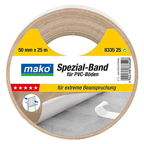 Mako Spezial-Verlegeband für verschiedene Bodenbeläge 50mm x 25m von mako GmbH