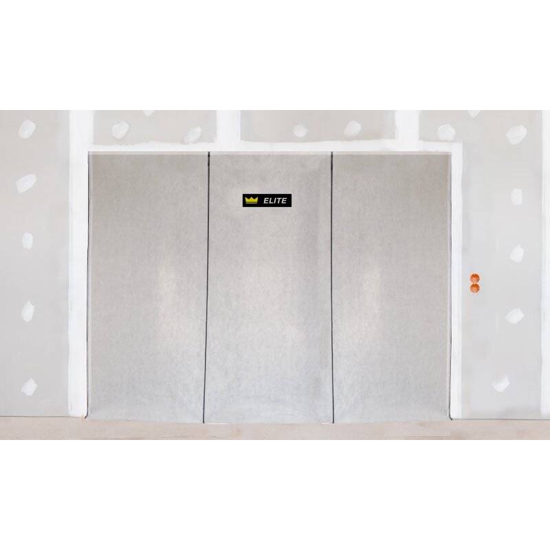 Staubschutzwand ELITE 3-teilig 3,3 x 3,2m mit Transportbeutel und Montageklebeband von mako GmbH