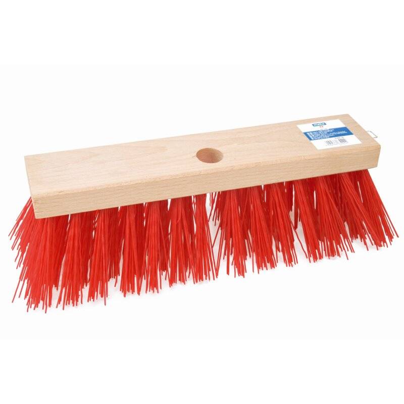 Straßenbesen Straßenfeger BASIC mit Elaston-Borsten und Stielloch 40 cm von mako GmbH