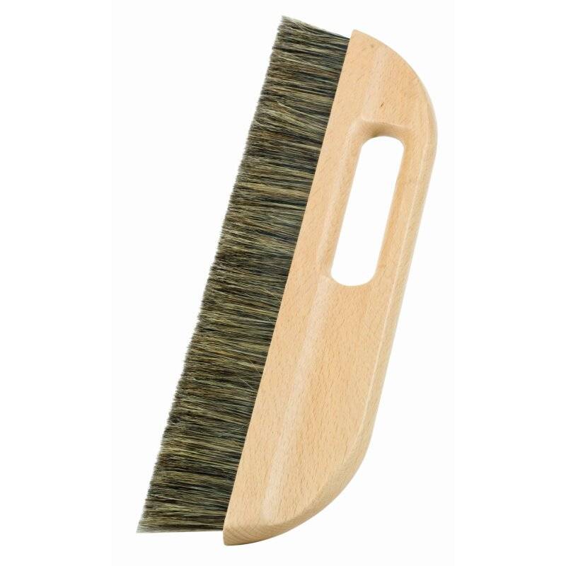 Tapetenstreicher PREMIUM Holzkörper lackiert graue Chinaborste 33 cm von mako GmbH