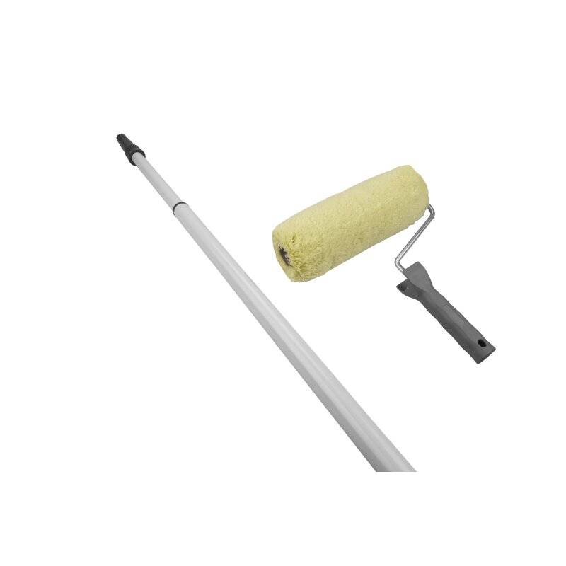 Wow!Tools Fassadenroller mit Telestab BASIC ausziehbar von 110 bis 200 cm von mako GmbH