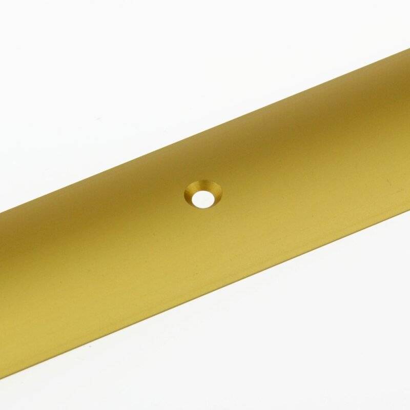 mako Boden Übergangsprofil zum Schrauben aus Alu 100 x 3 cm gold eloxiert von mako GmbH