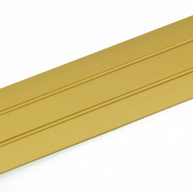 quickFIX Boden Übergangsprofil zum Kleben aus Alu 100 x 3,8 cm gold eloxiert quickFIX Boden Übergangsprofil zum Kleben aus Alu 100 x 3,8 cm gold eloxiert von mako GmbH