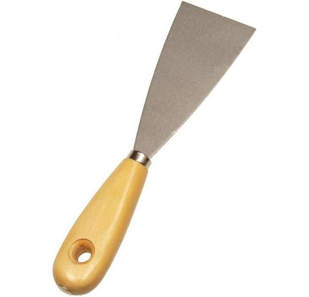 mako Malerspachtel 50 mm, flexibles Blatt mit Holzgriff (1 Stern) von mako