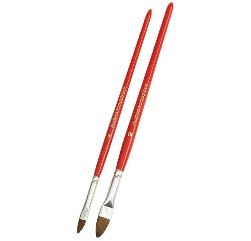 mako Pinsel Ausbesserungspinsel 2er-Set, Nr. 4, 10, (2 St) von mako