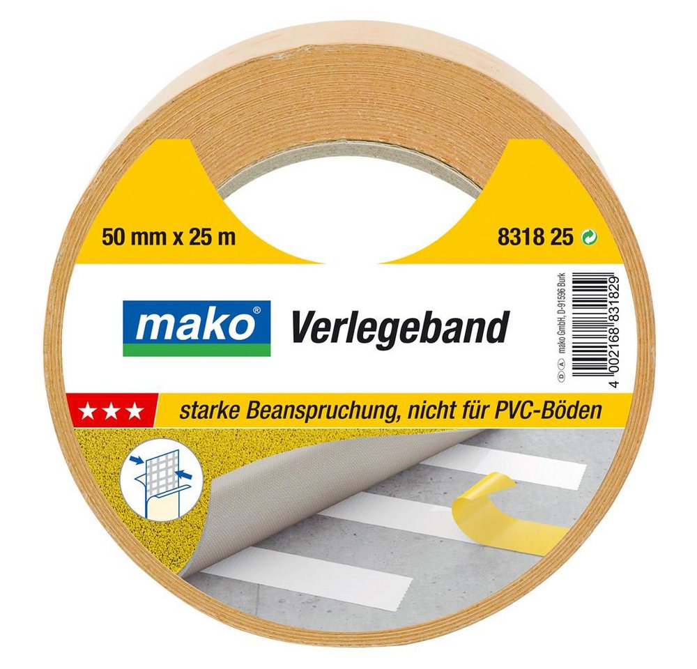 mako Verlegeband 50 mm x 10 m, 3 Stern von mako