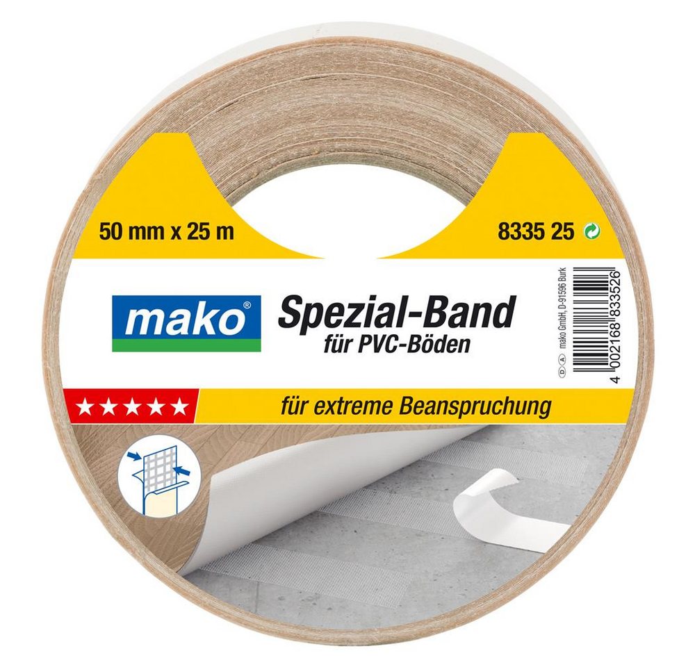 mako Verlegeband 50 mm x 25 m, Gewebe, 5 Stern von mako