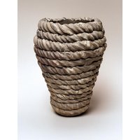 Braune Keramik Vase | Handgemachte Dekorative Deko von makuceramic