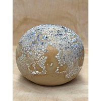 Handgemachte Strukturierte Globe Vase Hygge Home Decor Objekt von makuceramic