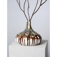 Keramik Strukturvase von makuceramic