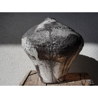 Keramikgefäß | Handgefertigte Keramik Vase Strukturierte Design Skandinavisch Moderne Dekor Ikebana Blumenvase von makuceramic