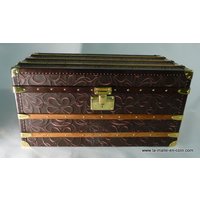 R1058 Mail-Trunk Mit "Bestickter" Beschichteter Leinwand von malleencoin