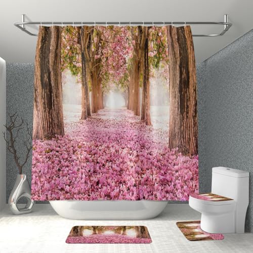 Duschvorhang Duschvorhänge Anti-Schimmel, Waschbar Polyester Duschvorhang Badewanne Mit 12 Ringe,Badewanne Vorhang Schnell Trocknend Für Badezimmer 180X180Cm Blumenmeer Duschvorhang Duschvorhänge Anti-Schimmel, Waschbar Polyester Duschvorhang Badewanne Mit 12 Ringe,Badewanne Vorhang Schnell Trocknend Für Badezimmer 180X180Cm Blumenmeer von malxlaw
