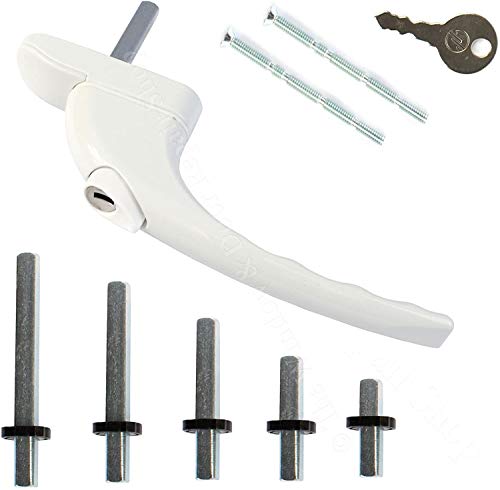 White - UPVC Universal Inline Espag Lockable Window Handle Smart Spindle by Prolinea Smart Spindle von maman