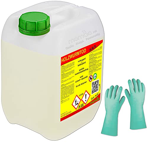 mamba Holzwurmtod XRT (20 Liter, SET: inkl. Handschuhe) von mamba