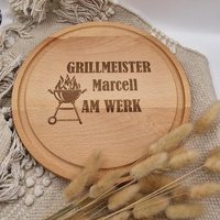 Grill Geschenk | Schneidebrett Grillbrett Grillparty Zum Grillabend Vatertag Steakbrett Geburtstag von mamicoshop
