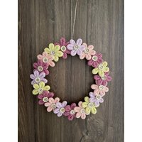 Türkranz | Frühling Sommer Blumen Türdeko Willkommen Wohndeko Herbst Winter Blumenkranz Wanddeko Fensterdeko von mamiliebtschoenes