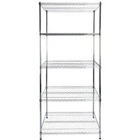 Schwerlastregal - Metallregal Himalaya Verchromt 5 Böden 200 x 90 x 60 cm von mammut