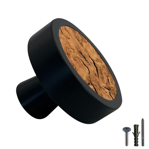 manOman Garderobenhaken Schwarz lackiert inkl. Inlet Luxor Cognac, Größe M - 49mm, Inlet austausch- & individualisierbar, Metall, inkl. Schrauben für Wand und Möbel manOman Garderobenhaken Schwarz lackiert inkl. Inlet Luxor Cognac, Größe M - 49mm, Inlet austausch- & individualisierbar, Metall, inkl. Schrauben für Wand und Möbel von manOman