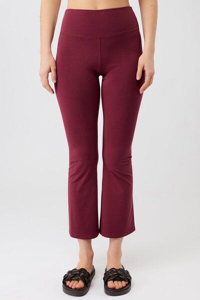 Mandala Cropped Flared Pants von mandala
