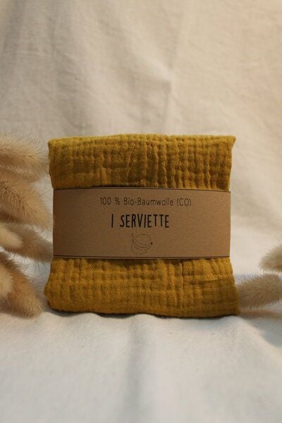 mango.bananen Stoffserviette aus Biobaumwolle von mango.bananen
