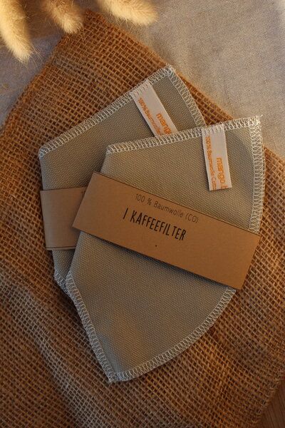 mango.bananen Wiederverwendbarer Kaffeefilter aus Baumwolle mango.bananen Wiederverwendbarer Kaffeefilter aus Baumwolle von mango.bananen