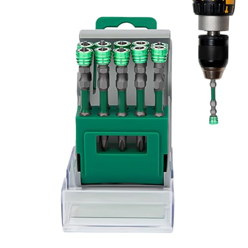 manhegari Bohrschrauber Bitsatz Magnetisch | Präzisions Bohr-Bits mit Magnet - Multifunktionales Ergonomisches Handwerkzeug für Maschinen und Elektronik von manhegari