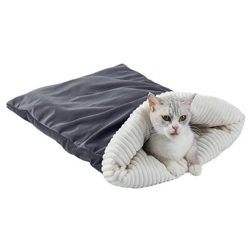 manhegari Katzenhöhle Bett,Gemütliche Kuschelhöhle Für Haustiere | Plüsch Schlafsack Zum Kuscheln Verstecken Indoor Winter Zuhause manhegari Katzenhöhle Bett,Gemütliche Kuschelhöhle Für Haustiere | Plüsch Schlafsack Zum Kuscheln Verstecken Indoor Winter Zuhause von manhegari