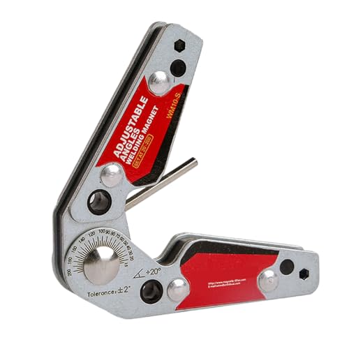 manhegari Schweißmagnete | Lötpositionierwerkzeug 20°-200° Einstellbar,Robuste Umschaltbare Magnete Für Werkstatt Auto Werft Bau Garage Landwirtschaft Rohr Dachmontage von manhegari