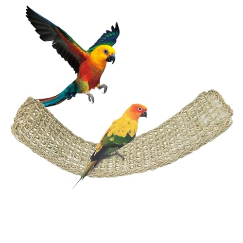 manhegari Seegras Matte, Sittich Kletterleiter Matte, Dekoratives Stand Käfigzubehör Für Bewegung Spielplatz Kakadus Aras Wellensittiche Unzertrennliche Finken Kanarienvögel Hamster manhegari Seegras Matte, Sittich Kletterleiter Matte, Dekoratives Stand Käfigzubehör Für Bewegung Spielplatz Kakadus Aras Wellensittiche Unzertrennliche Finken Kanarienvögel Hamster von manhegari