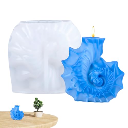 manhegari Silikonformen Für Kerzen | Wiederverwendbare Silikon 3D Formen | Leicht Entnehmbare Halbdurchsichtige Hitzebeständige Muschelform Für Süßigkeiten & Schokoladendekoration manhegari Silikonformen Für Kerzen | Wiederverwendbare Silikon 3D Formen | Leicht Entnehmbare Halbdurchsichtige Hitzebeständige Muschelform Für Süßigkeiten & Schokoladendekoration von manhegari
