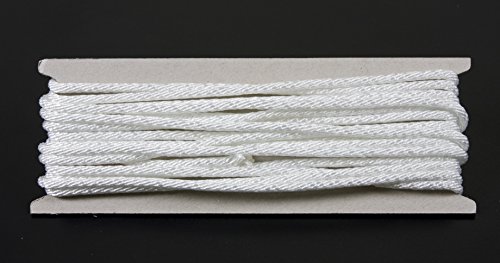 maniver tre100 Zopf Starthilfekabel, 3 mm x 5 m, weiß, 18 x 11 x 2 cm von maniver