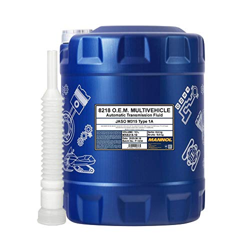 10l, MANNOL O.E.M 8218 Multivehicle JWS ATF Getriebeöl + Ausgießer (4,45€/L) 10l, MANNOL O.E.M 8218 Multivehicle JWS ATF Getriebeöl + Ausgießer (4,45€/L) von MANNOL