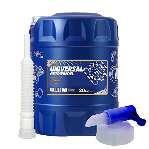 20 Liter, MANNOL 8107 Universal Getriebeoel 80W-90 GL-4 (3,13€/Liter) 20 Liter, MANNOL 8107 Universal Getriebeoel 80W-90 GL-4 (3,13€/Liter) von MANNOL