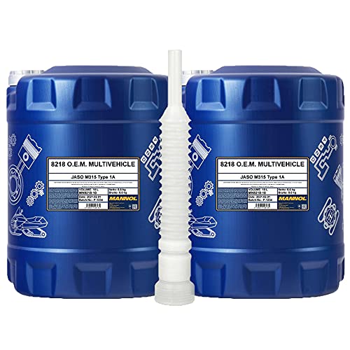 MANNOL 8218 O.E.M. Multivehicle JWS 3309 ATF Getriebeöl, 2 x 10 Liter (3,53€/L) MANNOL 8218 O.E.M. Multivehicle JWS 3309 ATF Getriebeöl, 2 x 10 Liter (3,53€/L) von MANNOL