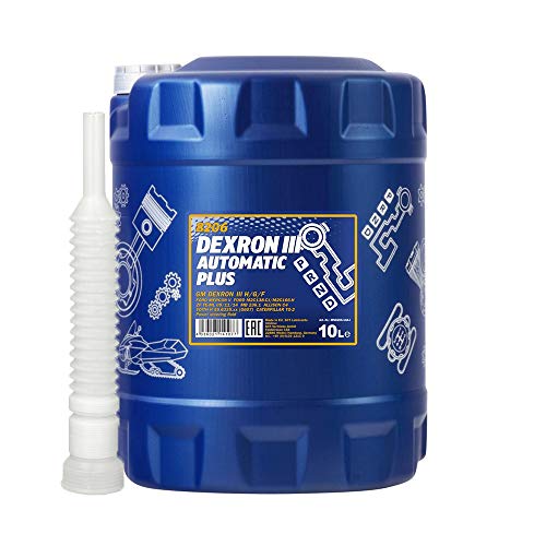 10l, MANNOL 8206 Dexron III Automatic Plus ATF Getriebe Öl + Ausgießer (4.20€/L) 10l, MANNOL 8206 Dexron III Automatic Plus ATF Getriebe Öl + Ausgießer (4.20€/L) von MANNOL