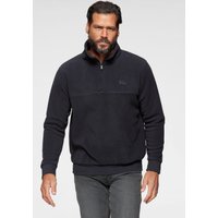 Mans World Fleecepullover, mit Troyerkragen von mans world