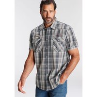 Mans World Kurzarmhemd im Karodesign von mans world