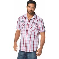 Mans World Kurzarmhemd mit modischen Applikationen von mans world