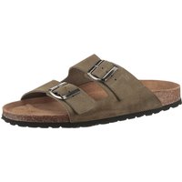 Mans World Pantolette, Schlappen, Sommerschuh, Hausschuh mit vorgeformtem Fußbett von mans world