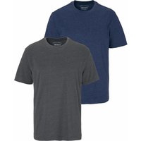 Mans World Rundhalsshirt, (2er-Pack), Kurzarm, Basic-Stil, aus Baumwollmischung, 2er-Pack Mans World Rundhalsshirt, (2er-Pack), Kurzarm, Basic-Stil, aus Baumwollmischung, 2er-Pack von mans world