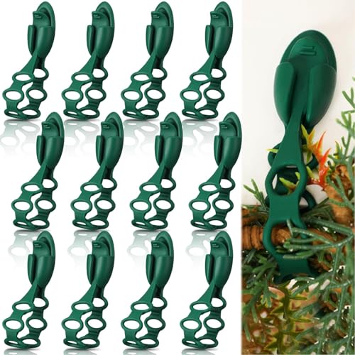 maozyiltle12 Pack weihnachtsdekoration Girlande binden Girlande Haken Kamin weihnachtsstrumpf Halter einziehbar wiederverwendbar silikon Klebeband Kamin Girlande treppengeländer von maozyiltle