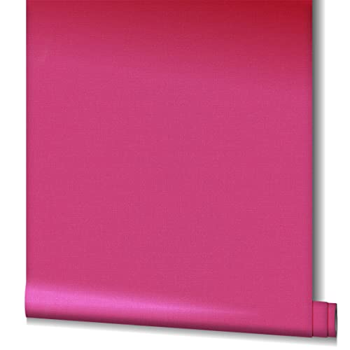 Tapete Pink Uni Pink Modern für Schlafzimmer Wohnzimmer oder Küche 10,05m x 0,53m Made in Germany von marburg